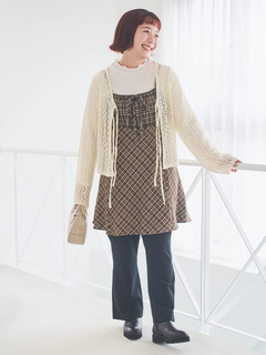 Re-J＆SUPURE(リジェイ＆スプル) |カットシャーリングプチハイネックトップス