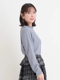 Re-J＆SUPURE(リジェイ＆スプル) |カットシャーリングプチハイネックトップス