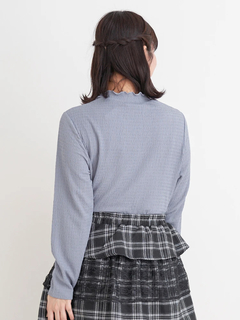 Re-J＆SUPURE(リジェイ＆スプル) |カットシャーリングプチハイネックトップス