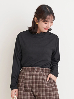 Re-J＆SUPURE(リジェイ＆スプル) |カットシャーリングプチハイネックトップス