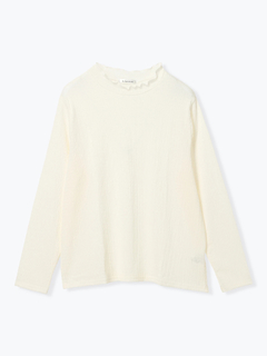 Re-J＆SUPURE(リジェイ＆スプル) |カットシャーリングプチハイネックトップス