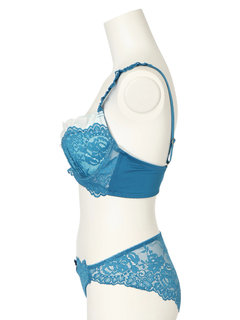 Re-J＆SUPURE(リジェイ＆スプル) |[D85-I95］ドーリーレースブラ＆ショーツ(モールドカップ)