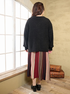 Re-J＆SUPURE(リジェイ＆スプル) |【Komachiコラボ】ストライプニットスカート