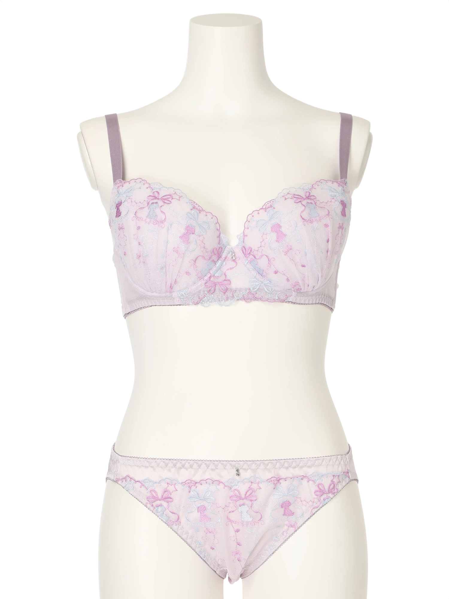 D85-H95]メルヘンパピーブラ＆ショーツ(バイリーンカップ)（大きい