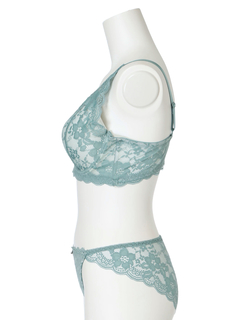 Re-J＆SUPURE(リジェイ＆スプル) |【WEB限定】[D85-I95］フルカップ風デコルテレースブラ＆ショーツ(モールドカップ)