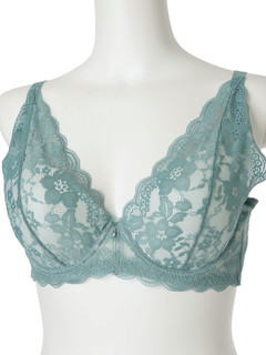 Re-J＆SUPURE(リジェイ＆スプル) |【WEB限定】[D85-I95］フルカップ風デコルテレースブラ＆ショーツ(モールドカップ)