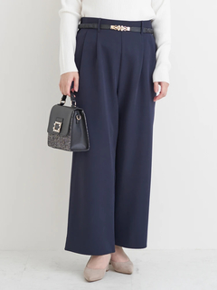 Re-J＆SUPURE(リジェイ＆スプル) |美ラク Wクロスタックワイドパンツ