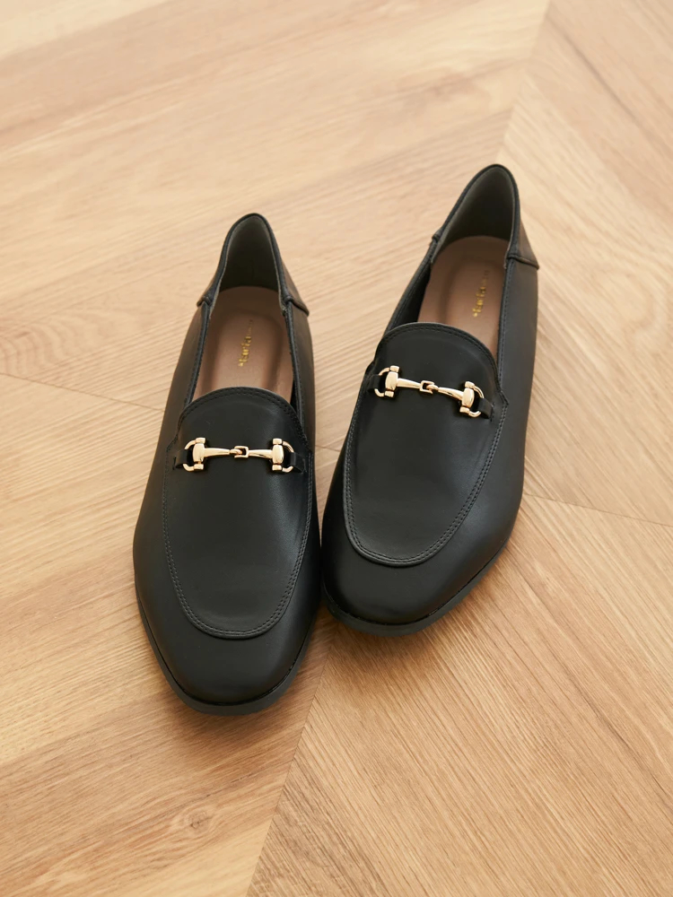【la farfa SHOES/ラ・ファーファシューズ】シンプルビットローファー