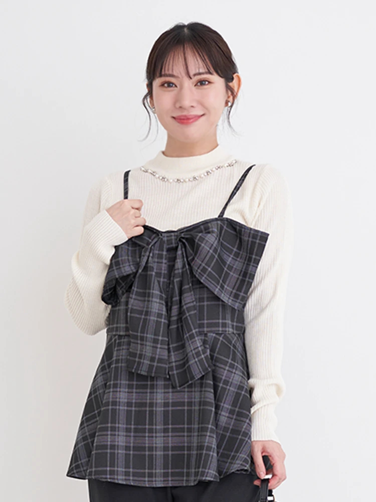 searoomlynn フロッキーストライプリボンビスチェ searoomlynn フロッキーストライプリボンビスチェ フロッキー