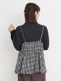 Re-J＆SUPURE(リジェイ＆スプル) |チェック柄リボンビスチェ