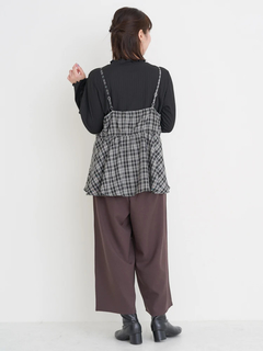 Re-J＆SUPURE(リジェイ＆スプル) |チェック柄リボンビスチェ