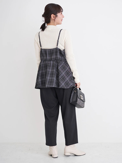 Re-J＆SUPURE(リジェイ＆スプル) |チェック柄リボンビスチェ