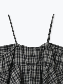 Re-J＆SUPURE(リジェイ＆スプル) |チェック柄リボンビスチェ