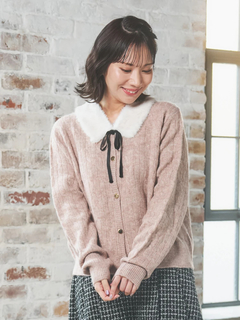 Re-J＆SUPURE(リジェイ＆スプル) |ティペット付き2WAYカーディガン