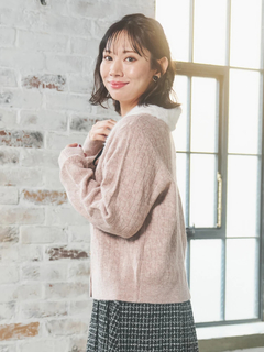 Re-J＆SUPURE(リジェイ＆スプル) |ティペット付き2WAYカーディガン