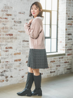 Re-J＆SUPURE(リジェイ＆スプル) |ティペット付き2WAYカーディガン