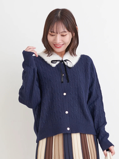 Re-J＆SUPURE(リジェイ＆スプル) |ティペット付き2WAYカーディガン