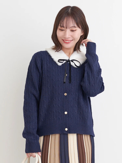 Re-J＆SUPURE(リジェイ＆スプル) |ティペット付き2WAYカーディガン