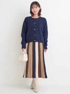 Re-J＆SUPURE(リジェイ＆スプル) |ティペット付き2WAYカーディガン