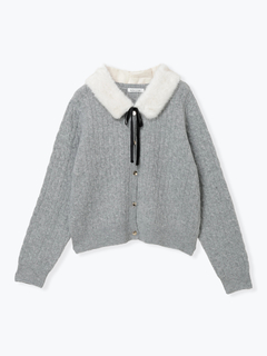 Re-J＆SUPURE(リジェイ＆スプル) |ティペット付き2WAYカーディガン