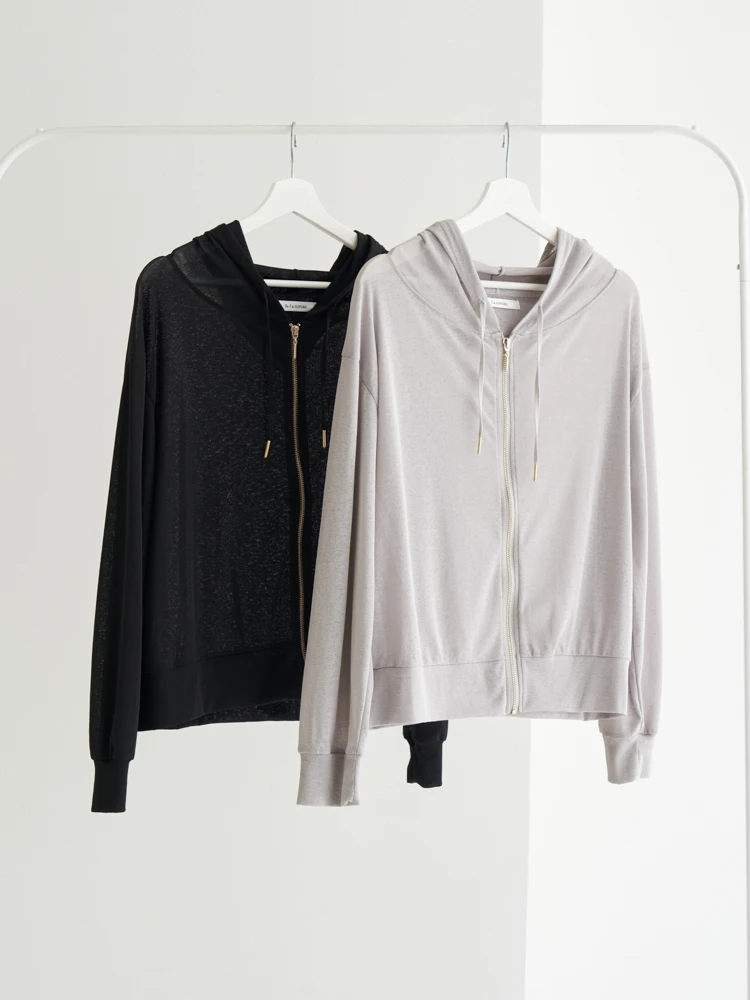 シアースラブZIPパーカー（大きいサイズ・ぽっちゃり女子向け