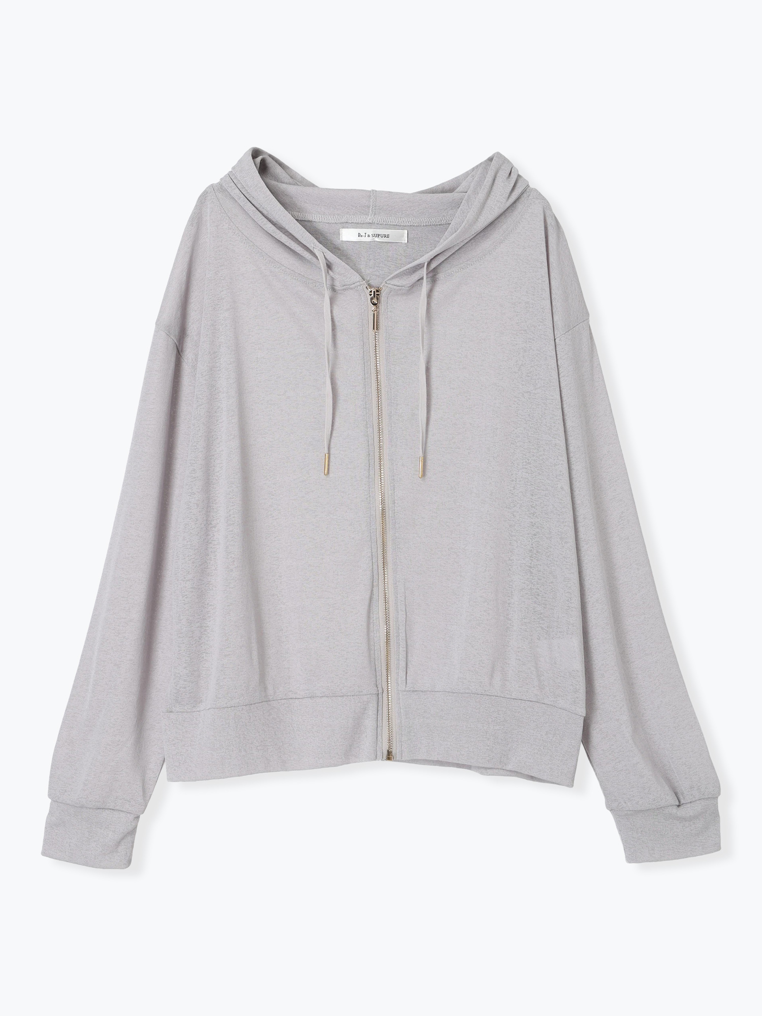 ラブシャ パーカー グレー S サイズ 2018 シアースラブZIPパーカー（大きいサイズ・ぽっちゃり女子向け