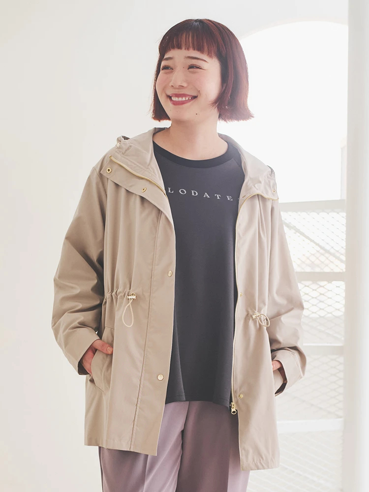 撥水加工】マウンテンパーカー（大きいサイズ・ぽっちゃり女子向け