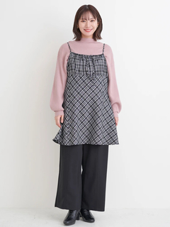 Re-J＆SUPURE(リジェイ＆スプル) |チェック柄キャミチュニックワンピース