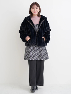 Re-J＆SUPURE(リジェイ＆スプル) |チェック柄キャミチュニックワンピース