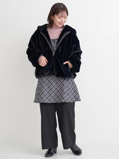 Re-J＆SUPURE(リジェイ＆スプル) |チェック柄キャミチュニックワンピース