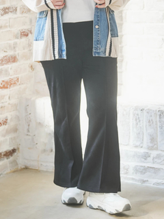 Re-J＆SUPURE(リジェイ＆スプル) |スエードポンチフレアパンツ