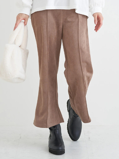 Re-J＆SUPURE(リジェイ＆スプル) |スエードポンチフレアパンツ