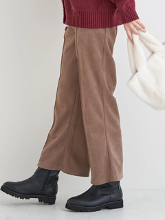 Re-J＆SUPURE(リジェイ＆スプル) |スエードポンチフレアパンツ