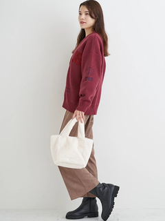 Re-J＆SUPURE(リジェイ＆スプル) |スエードポンチフレアパンツ