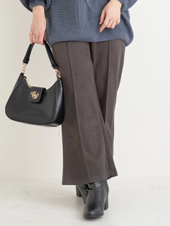 Re-J＆SUPURE(リジェイ＆スプル) |スエードポンチフレアパンツ