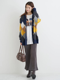 Re-J＆SUPURE(リジェイ＆スプル) |スエードポンチフレアパンツ