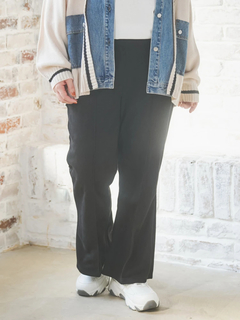 Re-J＆SUPURE(リジェイ＆スプル) |スエードポンチフレアパンツ