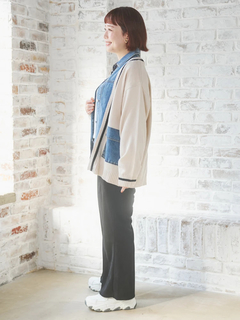 Re-J＆SUPURE(リジェイ＆スプル) |スエードポンチフレアパンツ