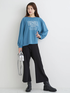 Re-J＆SUPURE(リジェイ＆スプル) |スエードポンチフレアパンツ