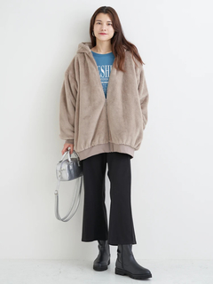 Re-J＆SUPURE(リジェイ＆スプル) |スエードポンチフレアパンツ