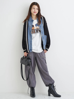 Re-J＆SUPURE(リジェイ＆スプル) |サイドZIPカーゴパンツ