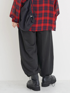 Re-J＆SUPURE(リジェイ＆スプル) |裾ドロストスウェットワイドパンツ