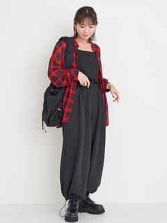 Re-J＆SUPURE(リジェイ＆スプル) |裾ドロストスウェットワイドパンツ