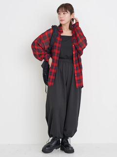 Re-J＆SUPURE(リジェイ＆スプル) |裾ドロストスウェットワイドパンツ