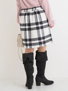 Re-J＆SUPURE(リジェイ＆スプル) |起毛チェック柄台形ミニスカート