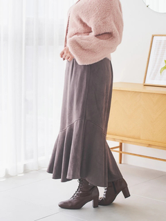 Re-J＆SUPURE(リジェイ＆スプル) |スエードポンチビット付きマーメイドスカート