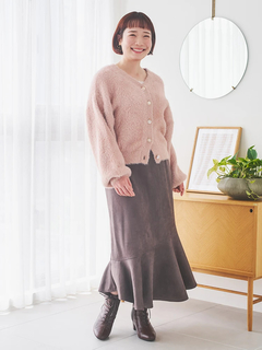 Re-J＆SUPURE(リジェイ＆スプル) |スエードポンチビット付きマーメイドスカート