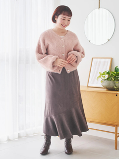 Re-J＆SUPURE(リジェイ＆スプル) |スエードポンチビット付きマーメイドスカート