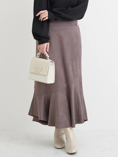 Re-J＆SUPURE(リジェイ＆スプル) |スエードポンチビット付きマーメイドスカート