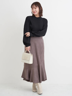 Re-J＆SUPURE(リジェイ＆スプル) |スエードポンチビット付きマーメイドスカート